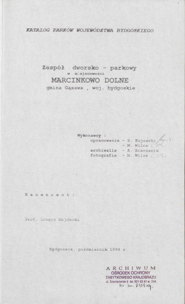 EP - Ewidencja parkowa, skan nr 4