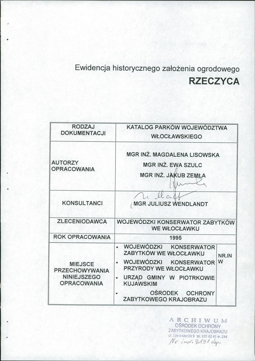 Ewidencja parkowa, skan nr 5