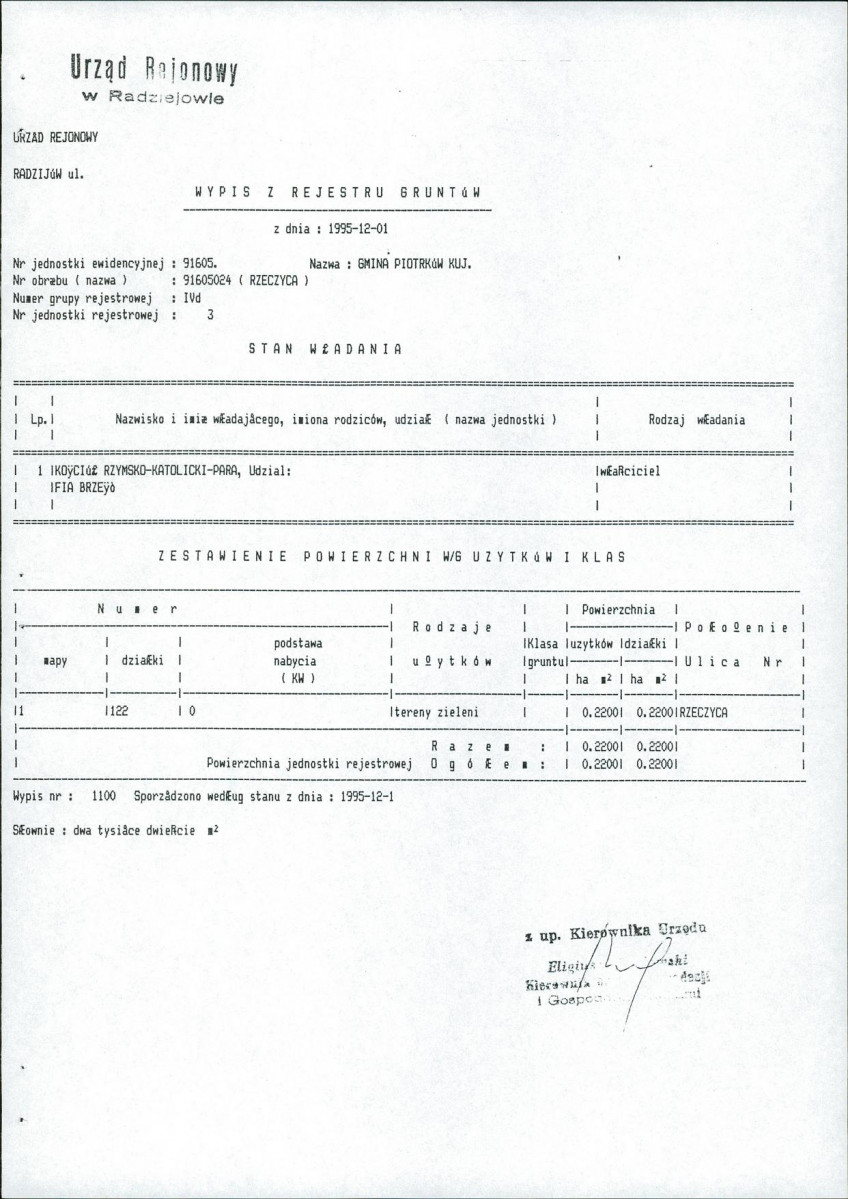 Ewidencja parkowa, skan nr 30
