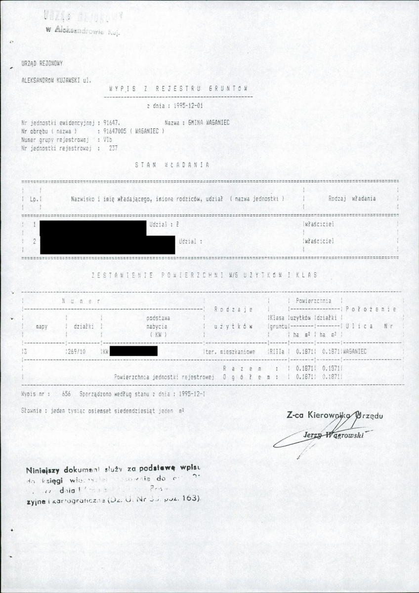 EP - Ewidencja parkowa, skan nr 8