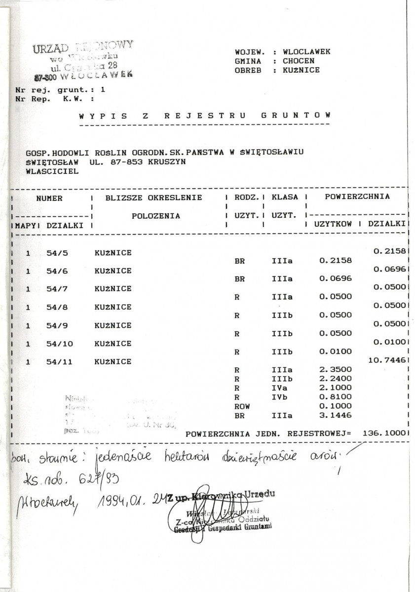 Ewidencja parkowa, skan nr 23