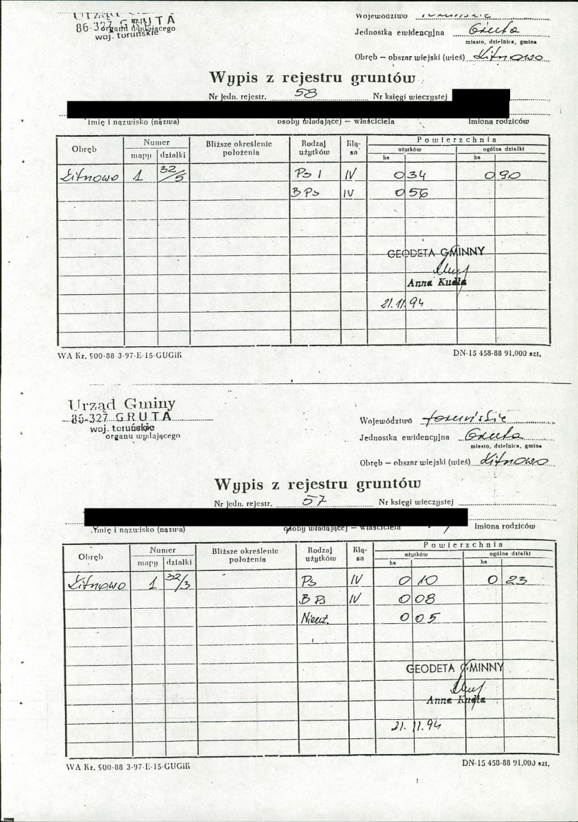 EP - Ewidencja parkowa, skan nr 40