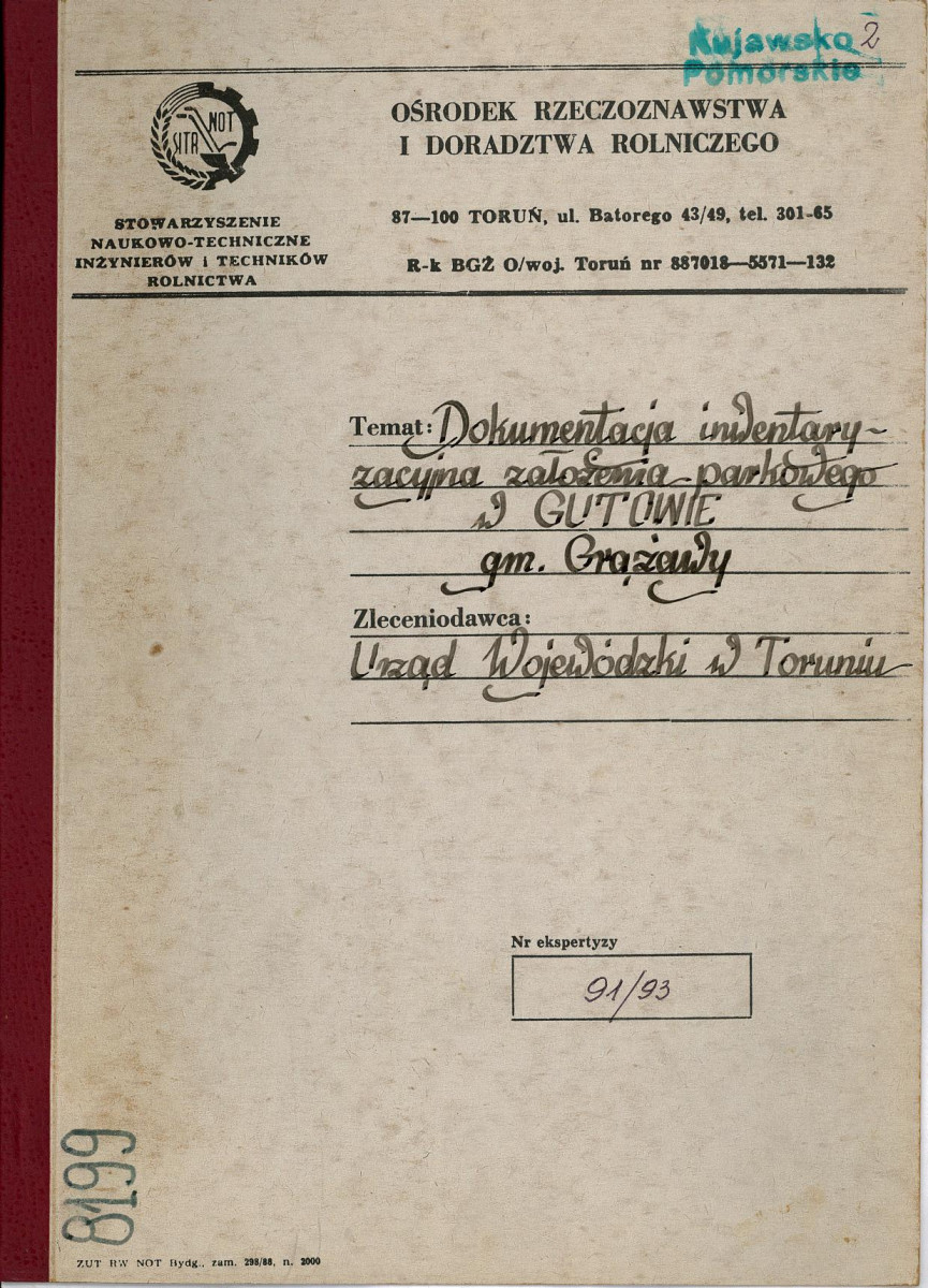 EP - Ewidencja parkowa, skan nr 1