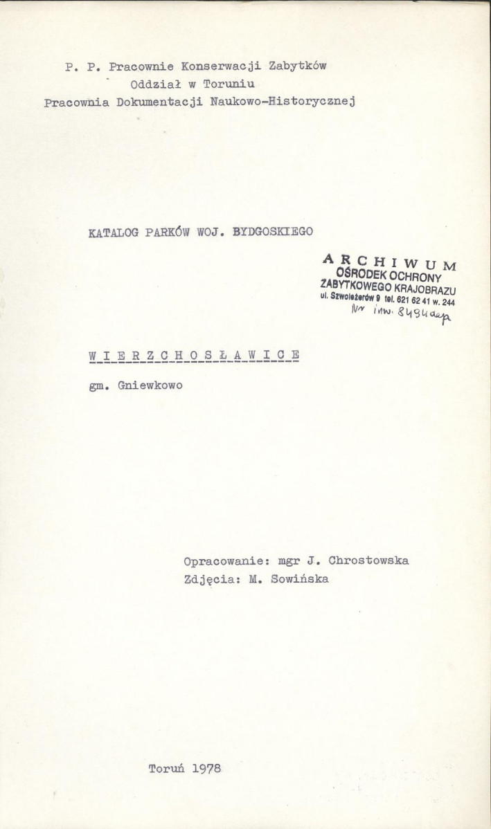 EP - Ewidencja parkowa, skan nr 4