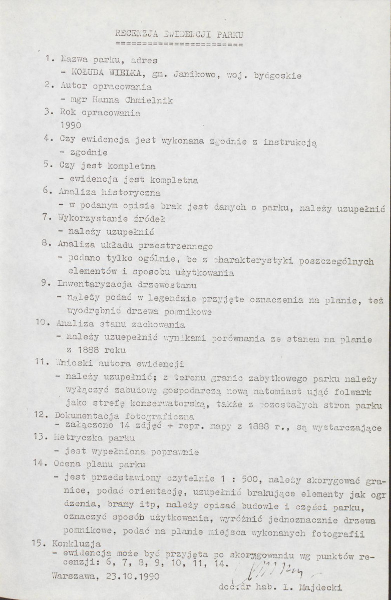 EP - Ewidencja parkowa, skan nr 5