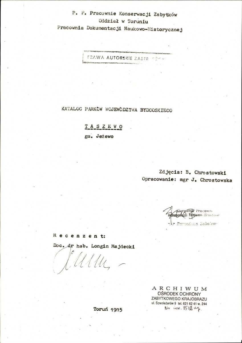 EP - Ewidencja parkowa, skan nr 5