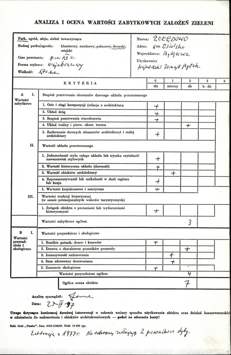 EP - Ewidencja parkowa, skan nr 3