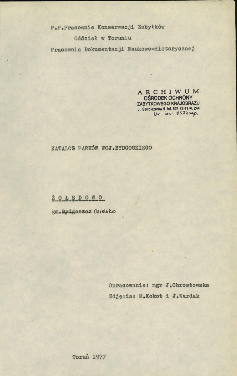 EP - Ewidencja parkowa, skan nr 4