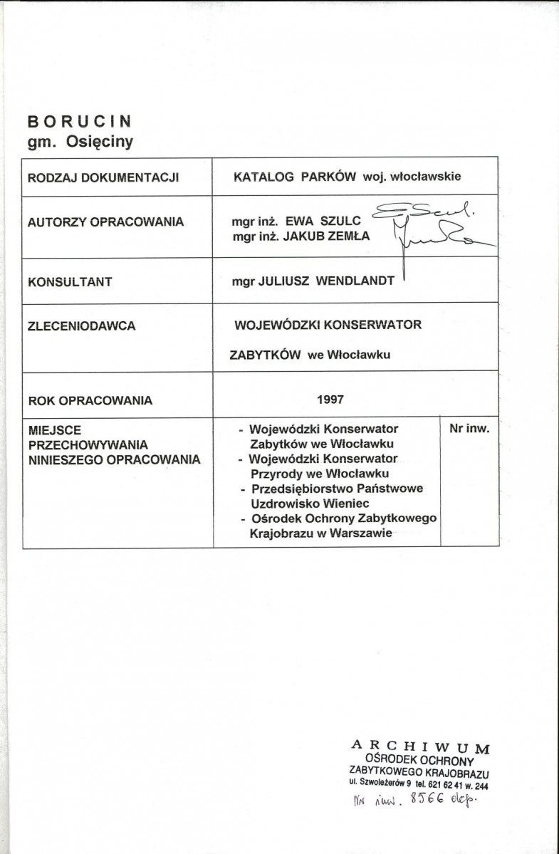 EP - Ewidencja parkowa, skan nr 4