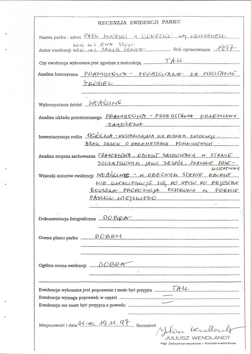 EP - Ewidencja parkowa, skan nr 5