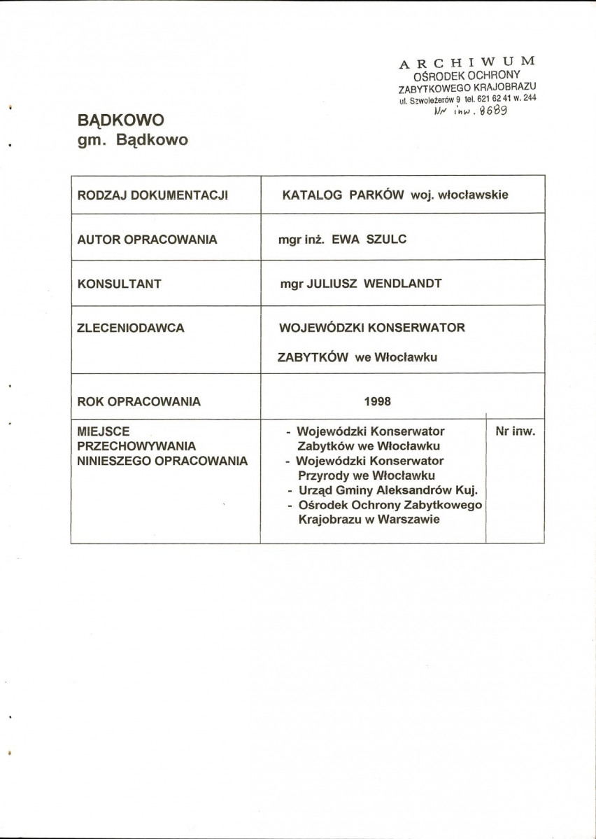 EP - Ewidencja parkowa, skan nr 4