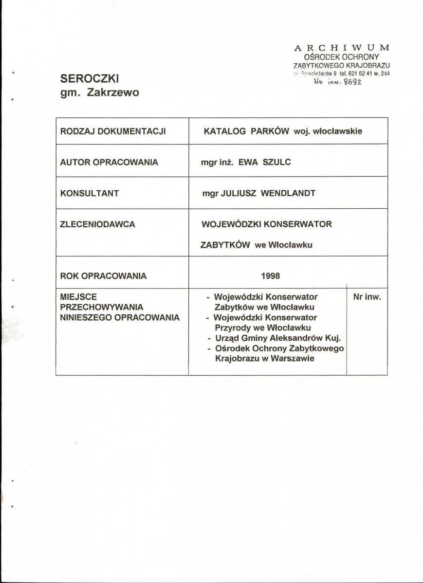 EP - Ewidencja parkowa, skan nr 4
