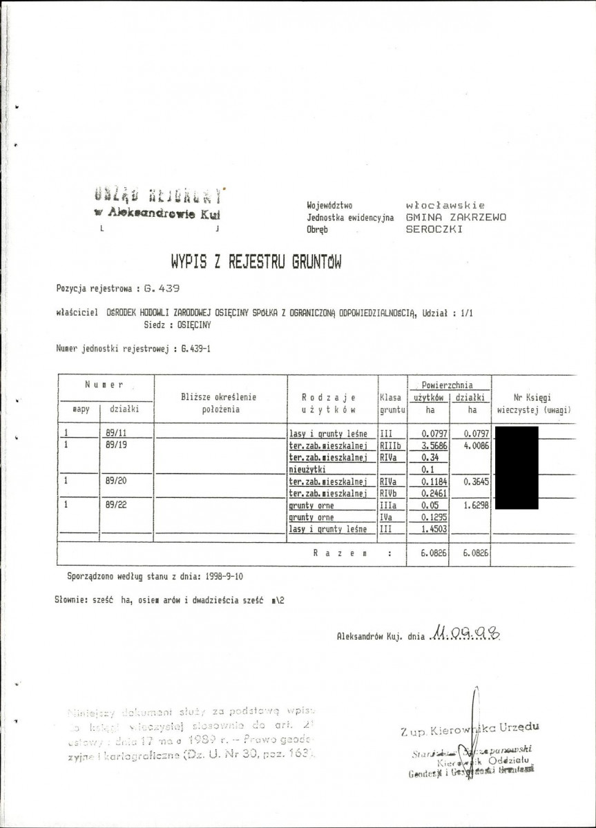 EP - Ewidencja parkowa, skan nr 30