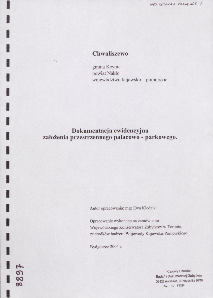 EP - Ewidencja parkowa, skan nr 1