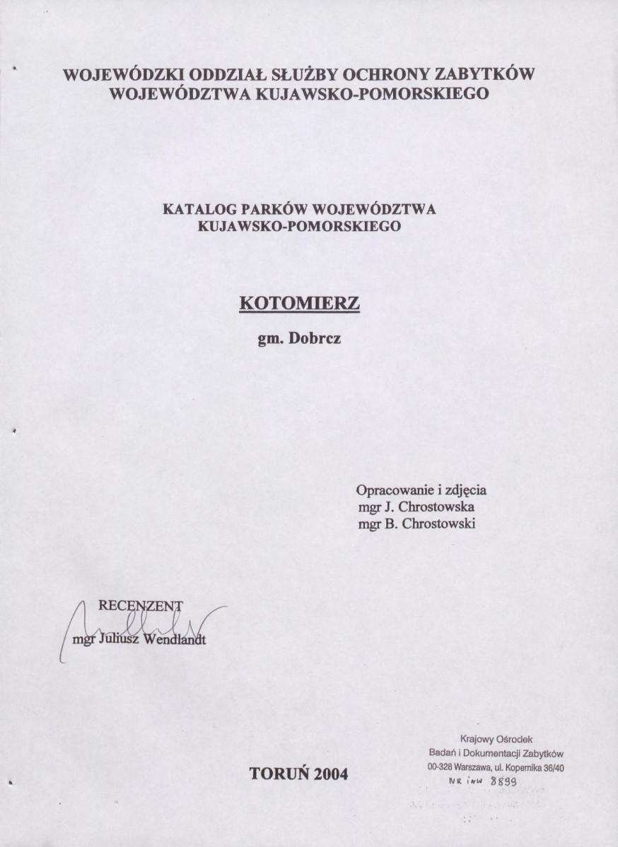 EP - Ewidencja parkowa, skan nr 3