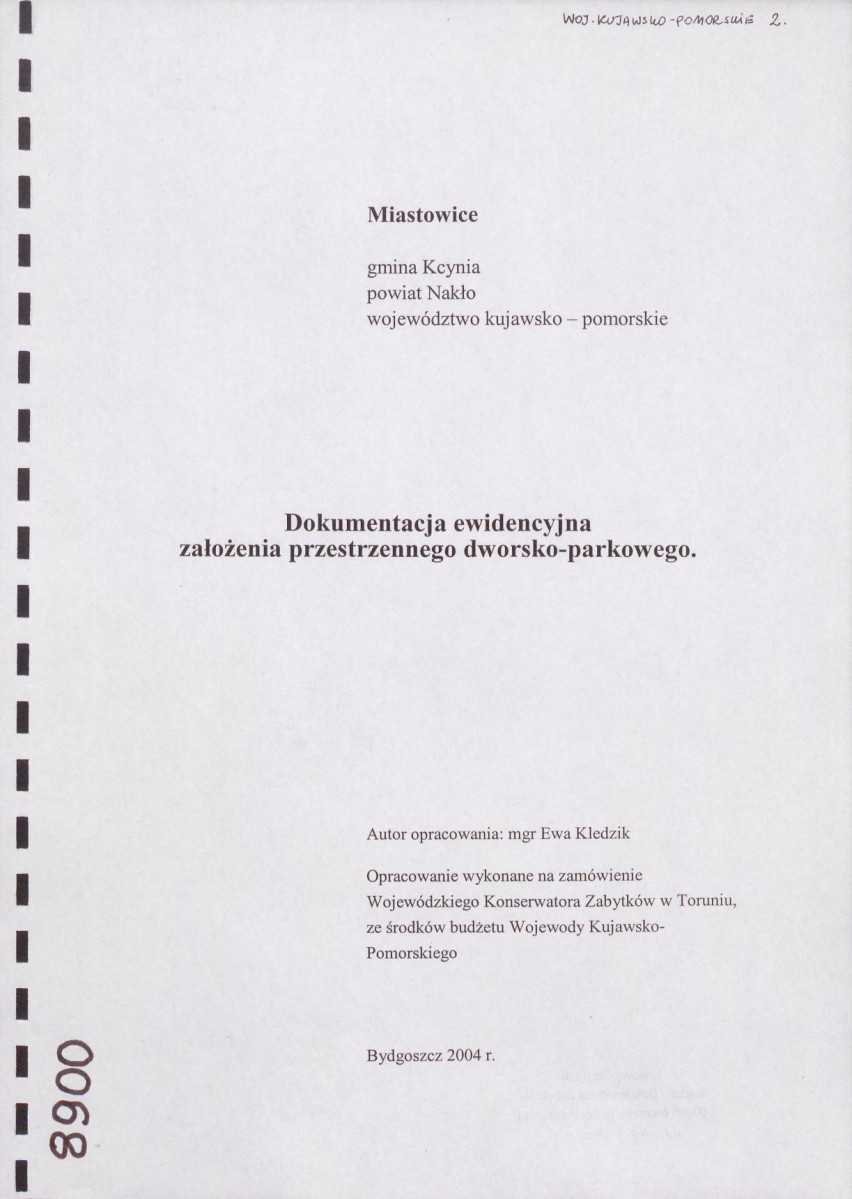 EP - Ewidencja parkowa, skan nr 1