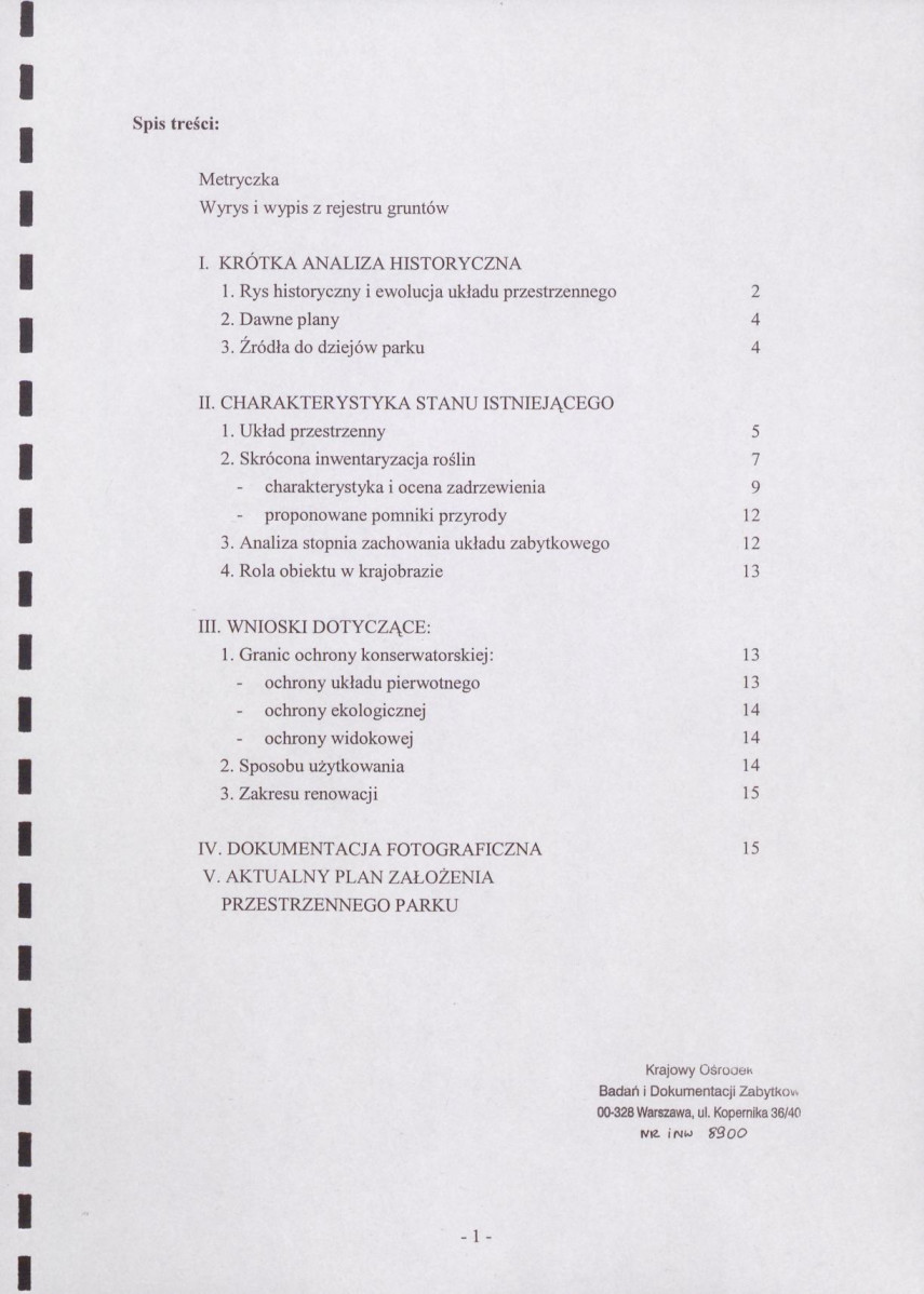 EP - Ewidencja parkowa, skan nr 5