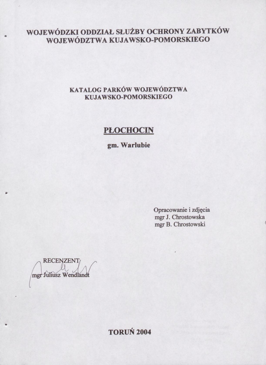 EP - Ewidencja parkowa, skan nr 2