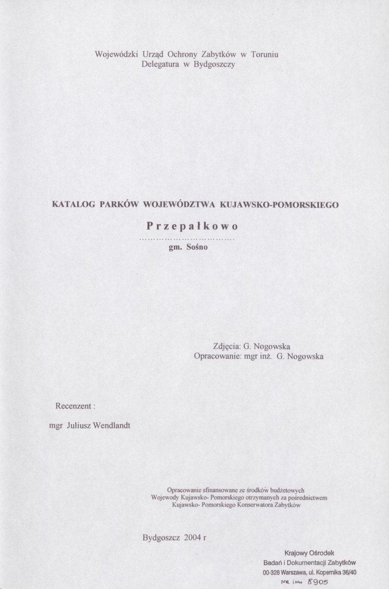 EP - Ewidencja parkowa, skan nr 4