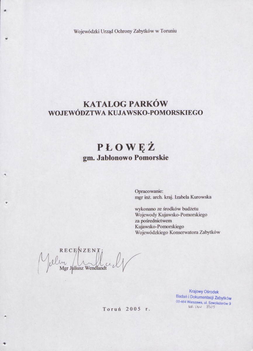 EP - Ewidencja parkowa, skan nr 4