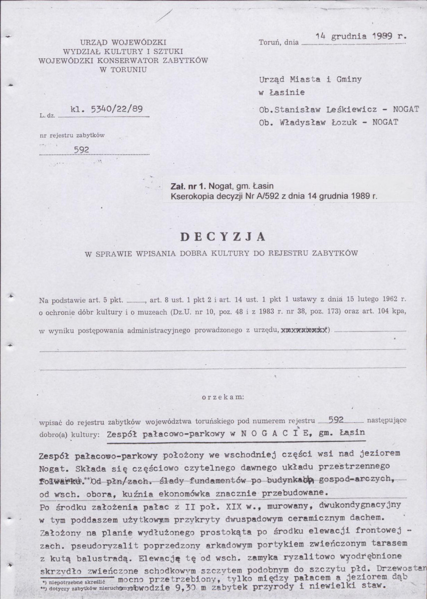 Ewidencja parkowa, skan nr 43
