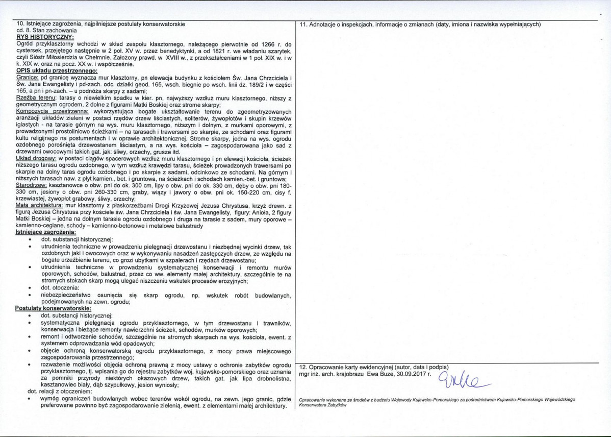 KEZN - Karta obiektu niewpisanego do rejestru, skan nr 2