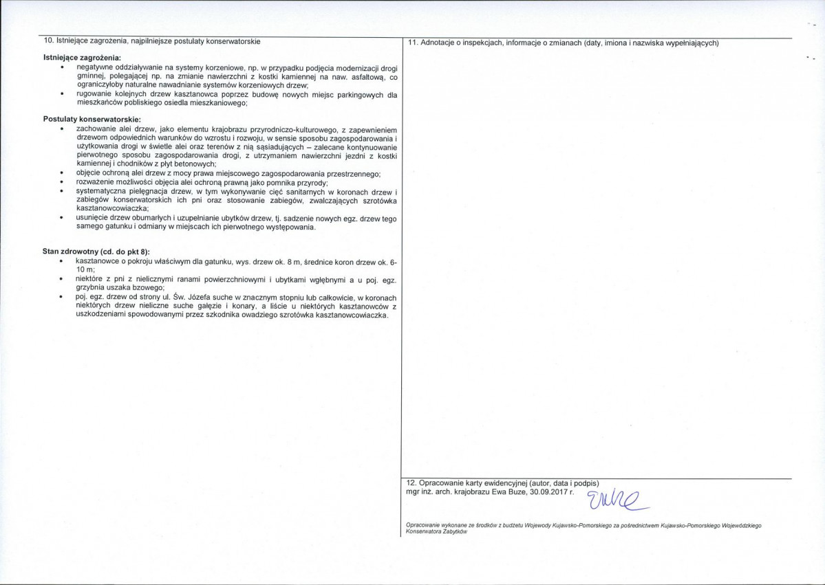 KEZN - Karta obiektu niewpisanego do rejestru, skan nr 2