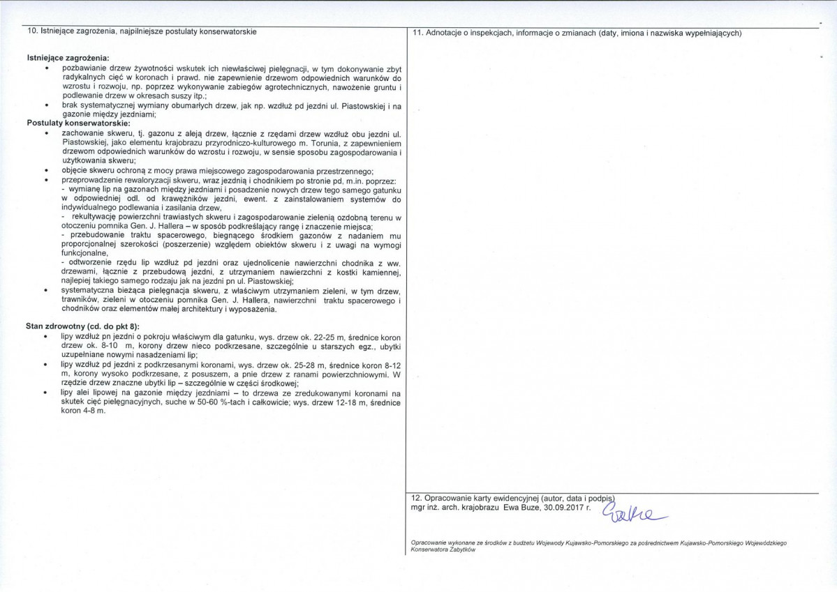 KEZN - Karta obiektu niewpisanego do rejestru, skan nr 2