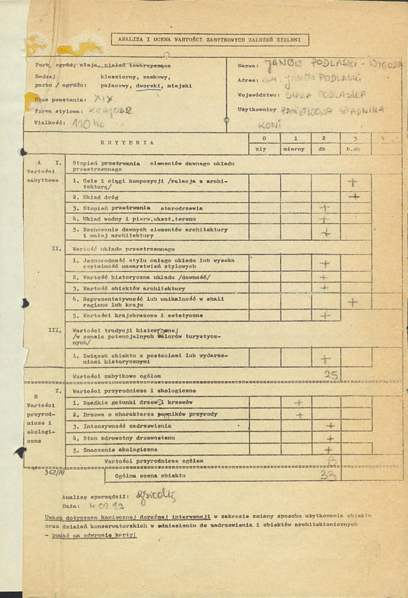 EP - Ewidencja parkowa, skan nr 3