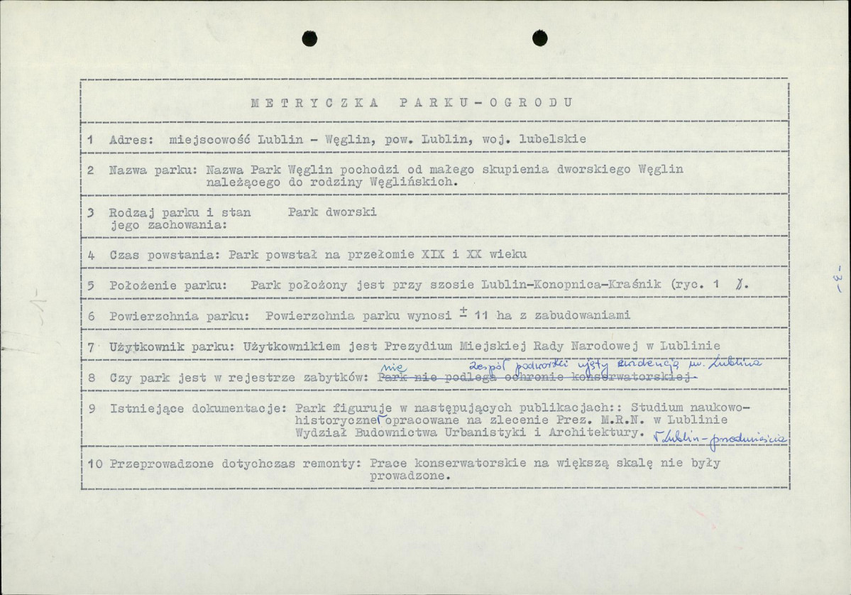 Ewidencja parkowa, skan nr 5
