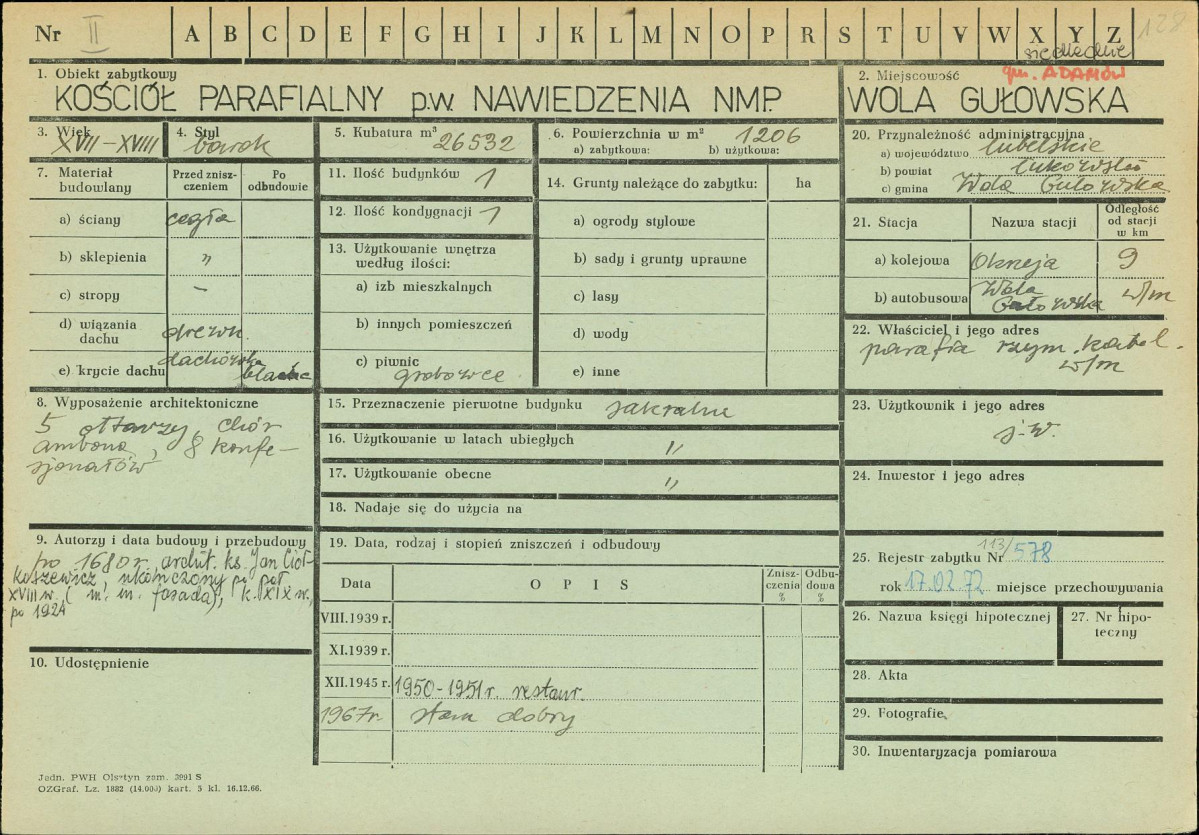 Karta zielona, skan nr 1