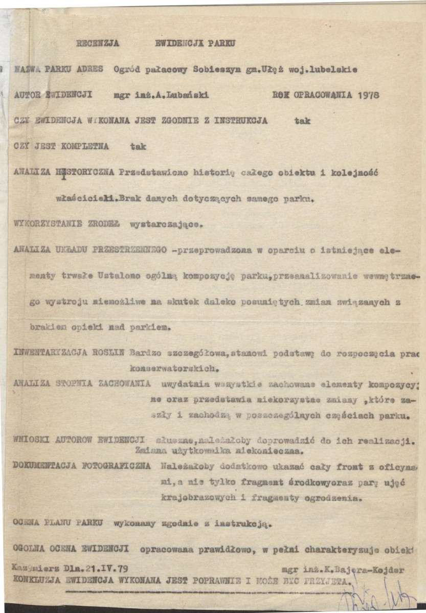 EP - Ewidencja parkowa, skan nr 4