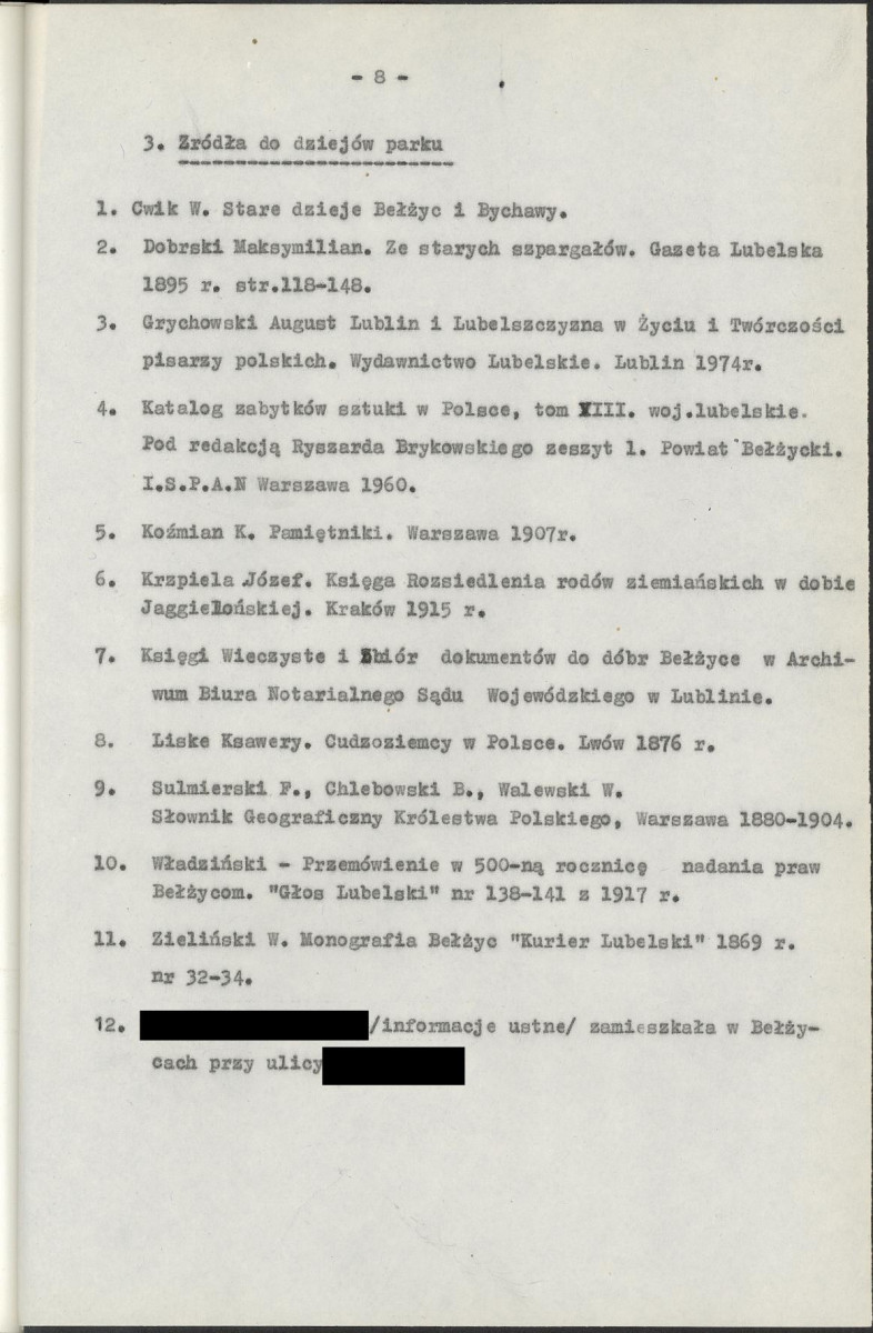 EP - Ewidencja parkowa, skan nr 19