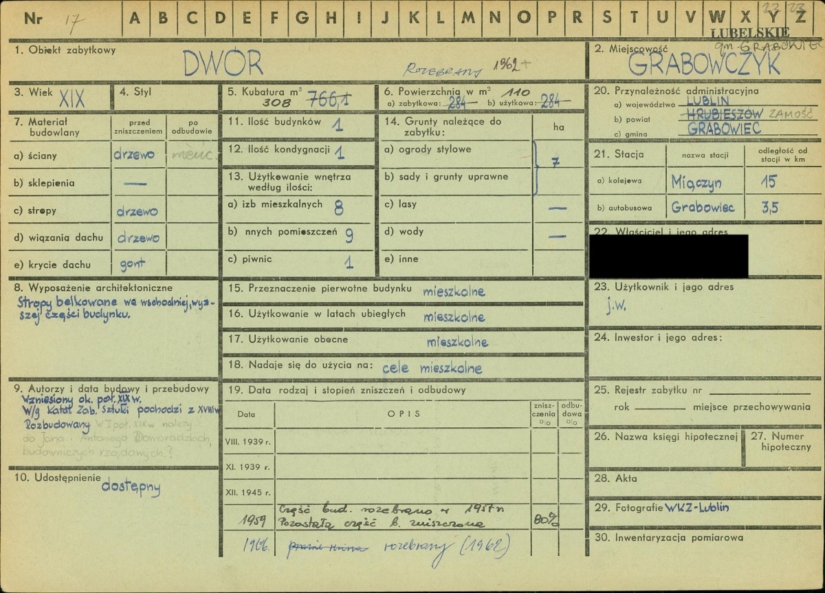 KZ - Karta zielona, skan nr 1
