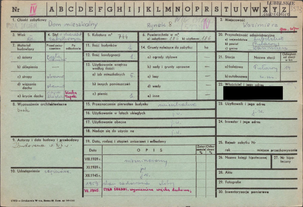 KZ - Karta zielona, skan nr 1