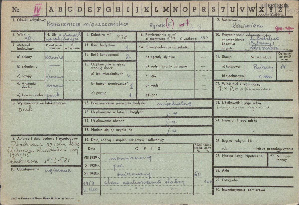 KZ - Karta zielona, skan nr 1