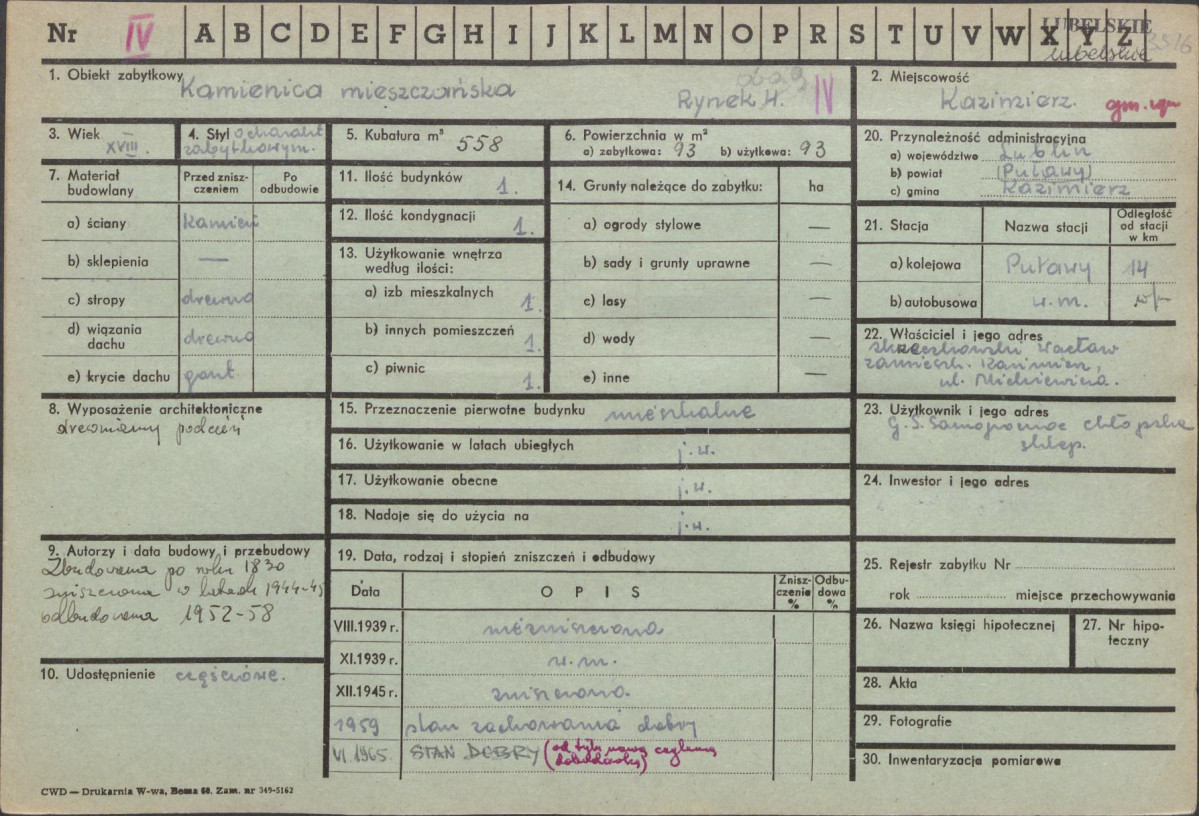 KZ - Karta zielona, skan nr 1