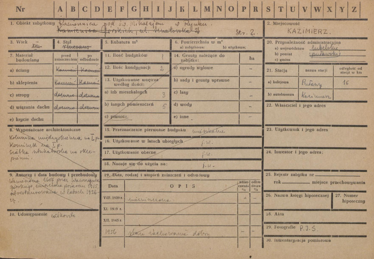KZ - Karta zielona, skan nr 1