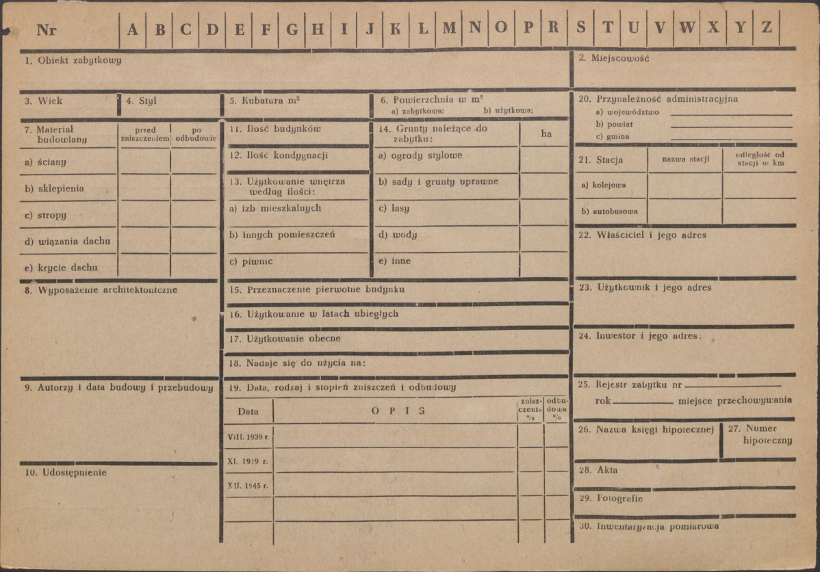 KZ - Karta zielona, skan nr 1