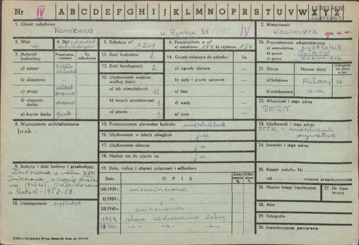 KZ - Karta zielona, skan nr 1