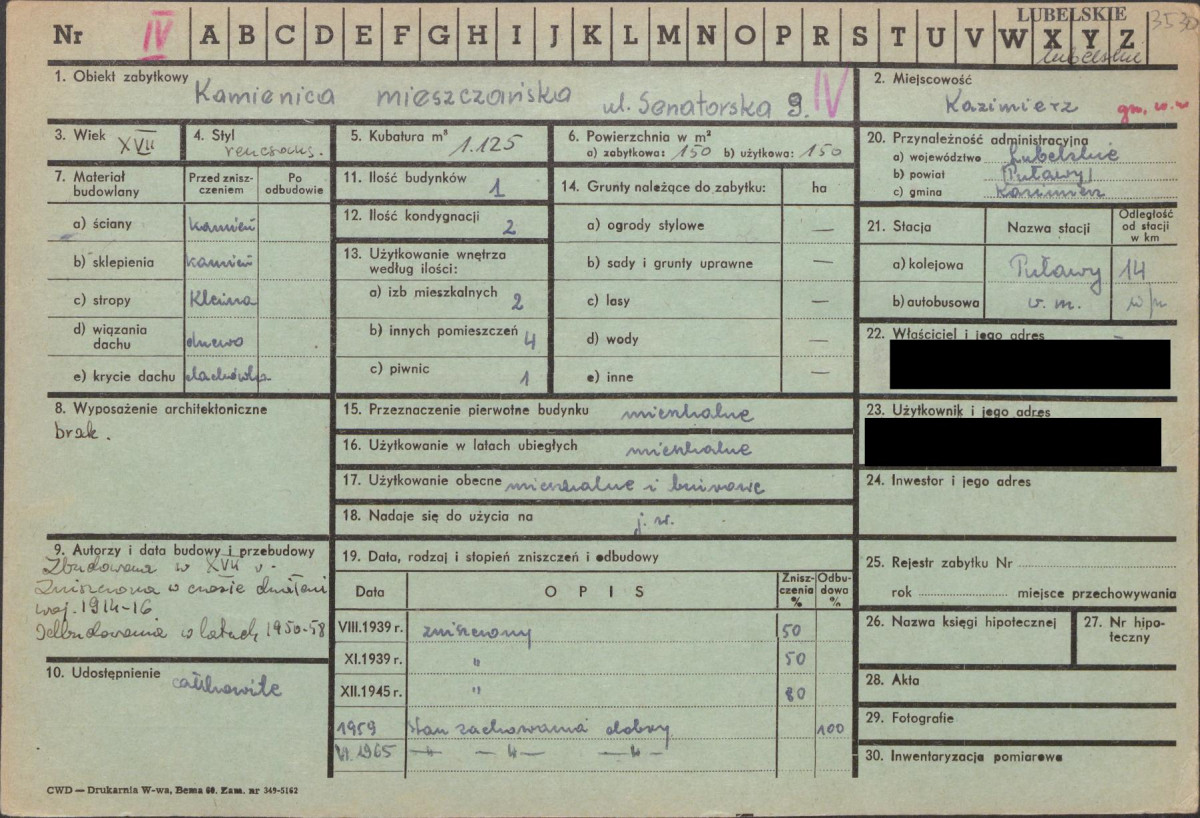 KZ - Karta zielona, skan nr 1