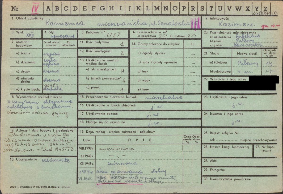 KZ - Karta zielona, skan nr 1