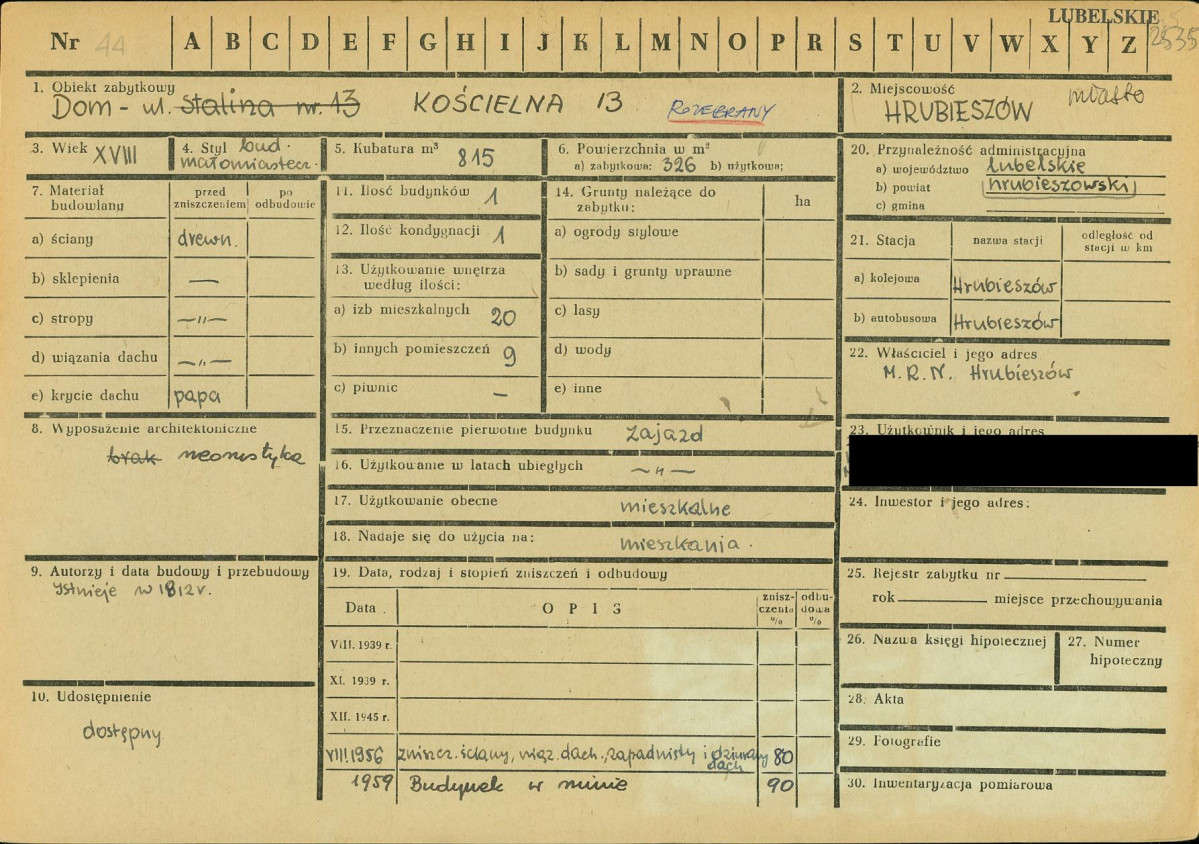 KZ - Karta zielona, skan nr 1
