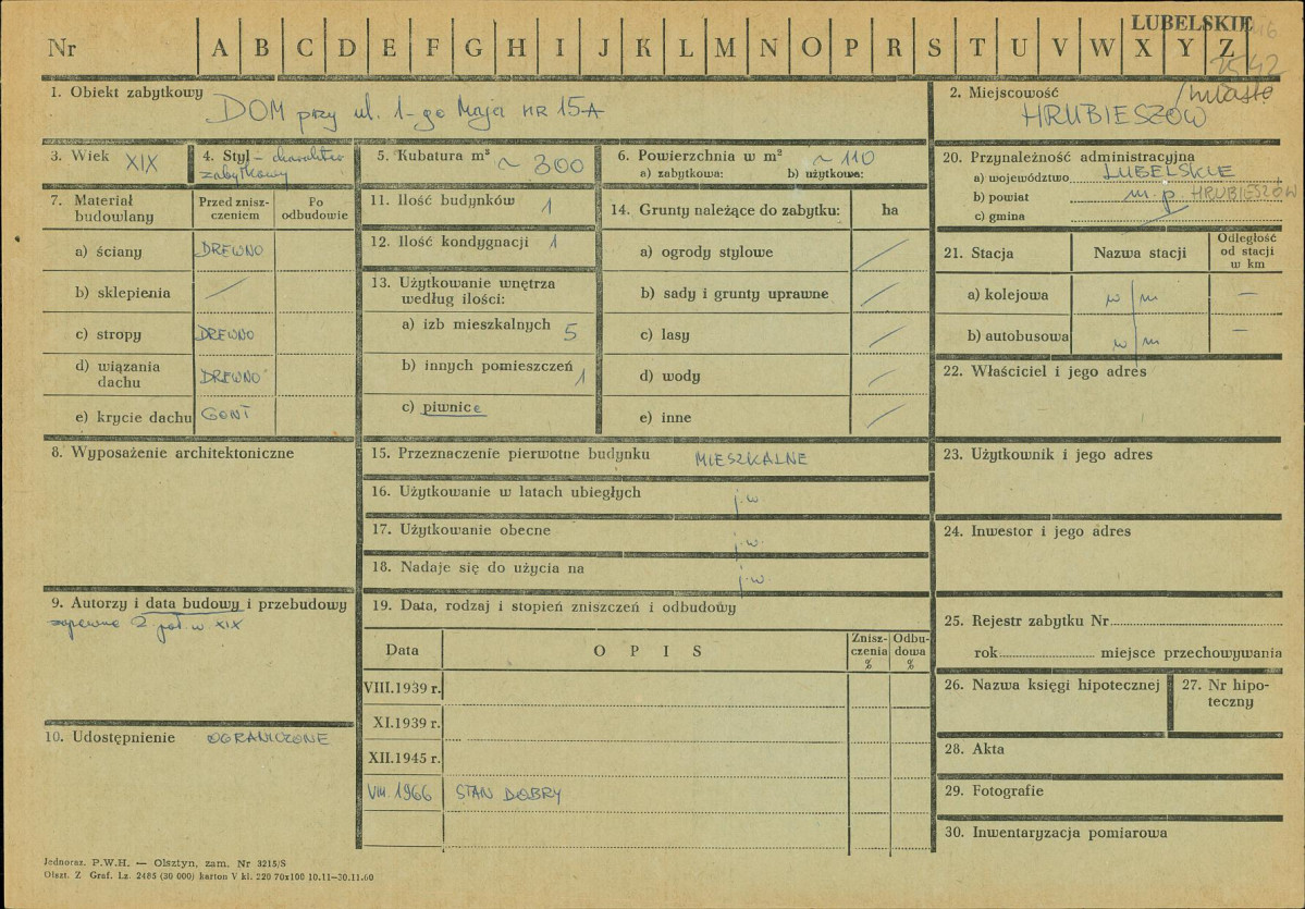 Karta zielona, skan nr 1