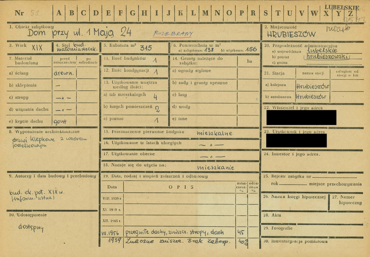 KZ - Karta zielona, skan nr 1