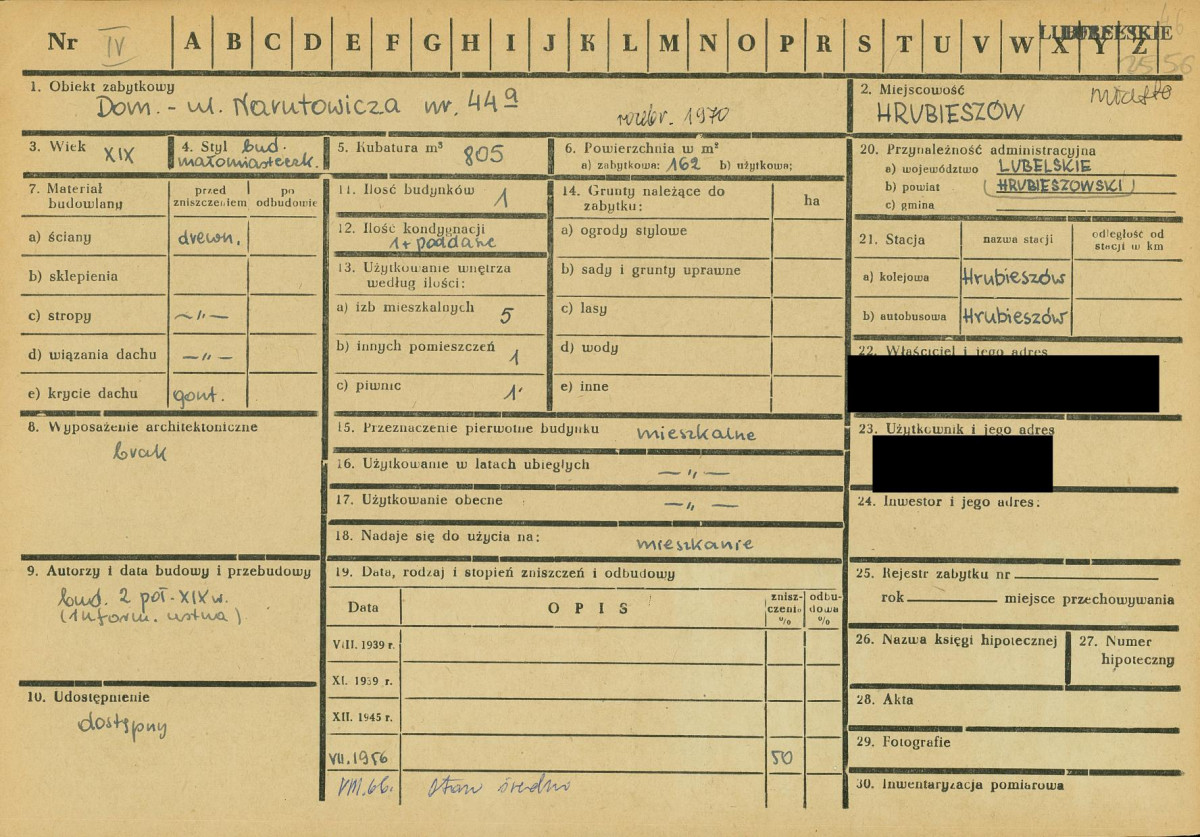 KZ - Karta zielona, skan nr 1