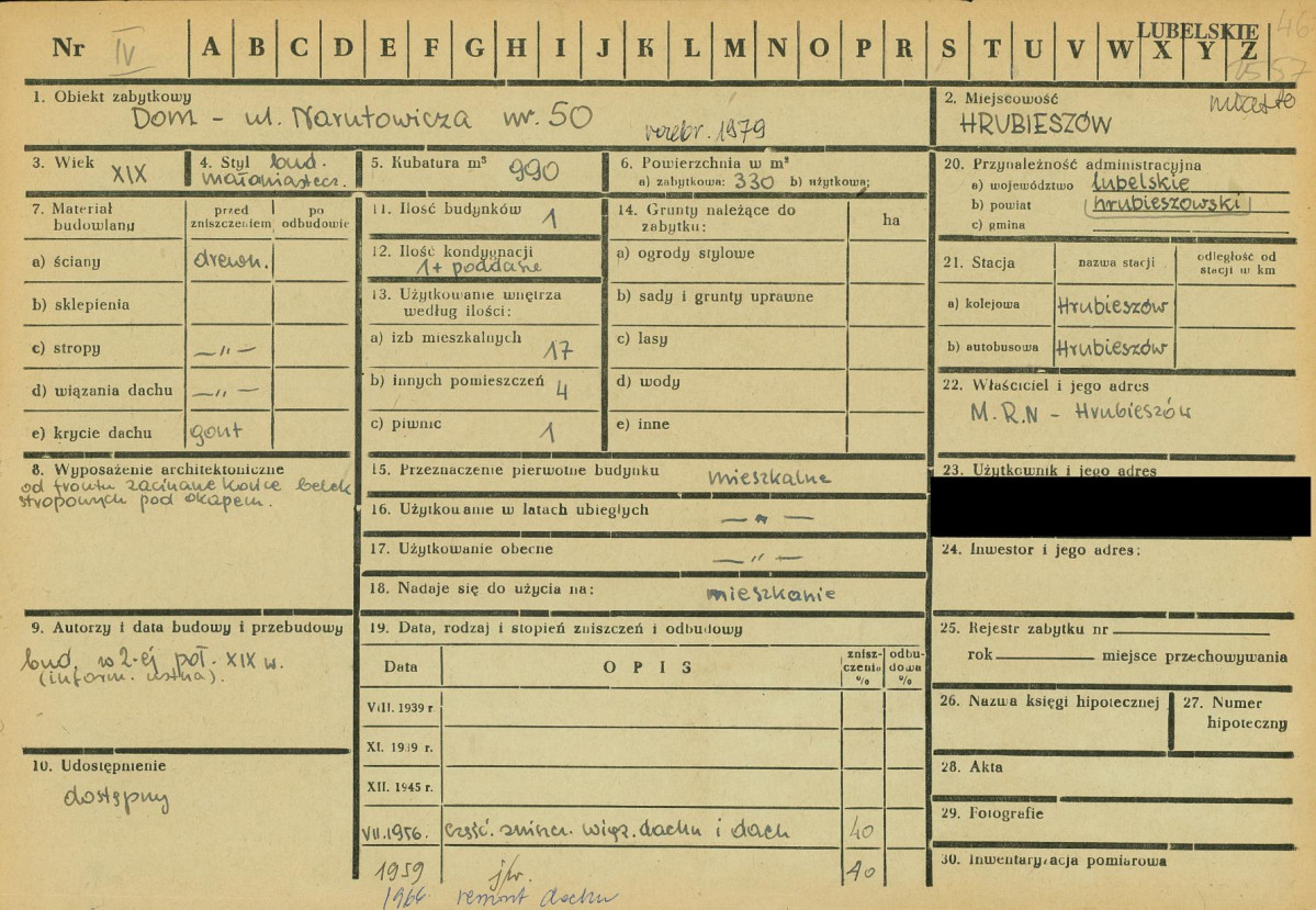 KZ - Karta zielona, skan nr 1