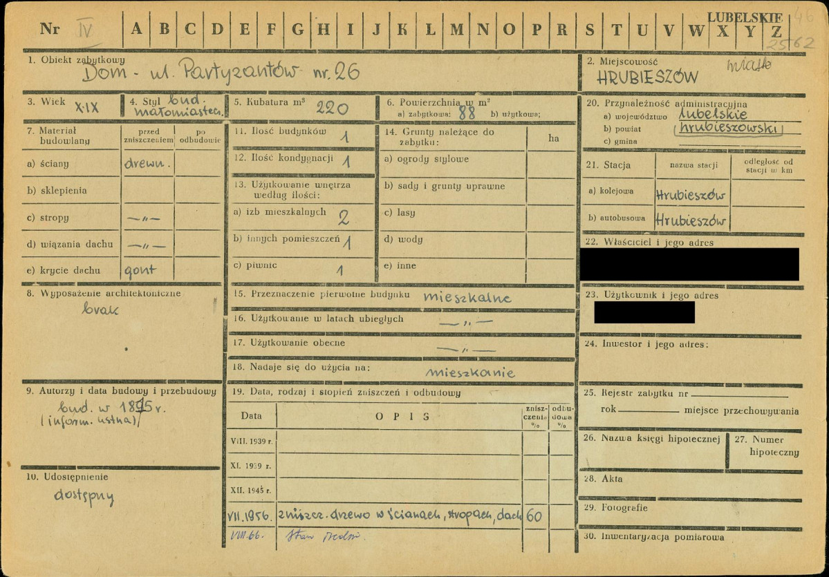 KZ - Karta zielona, skan nr 1