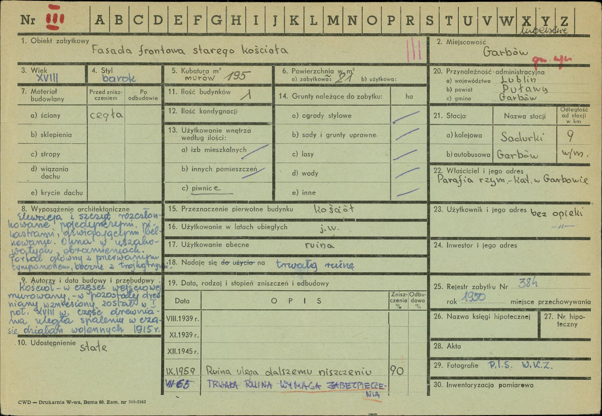 Karta zielona, skan nr 1