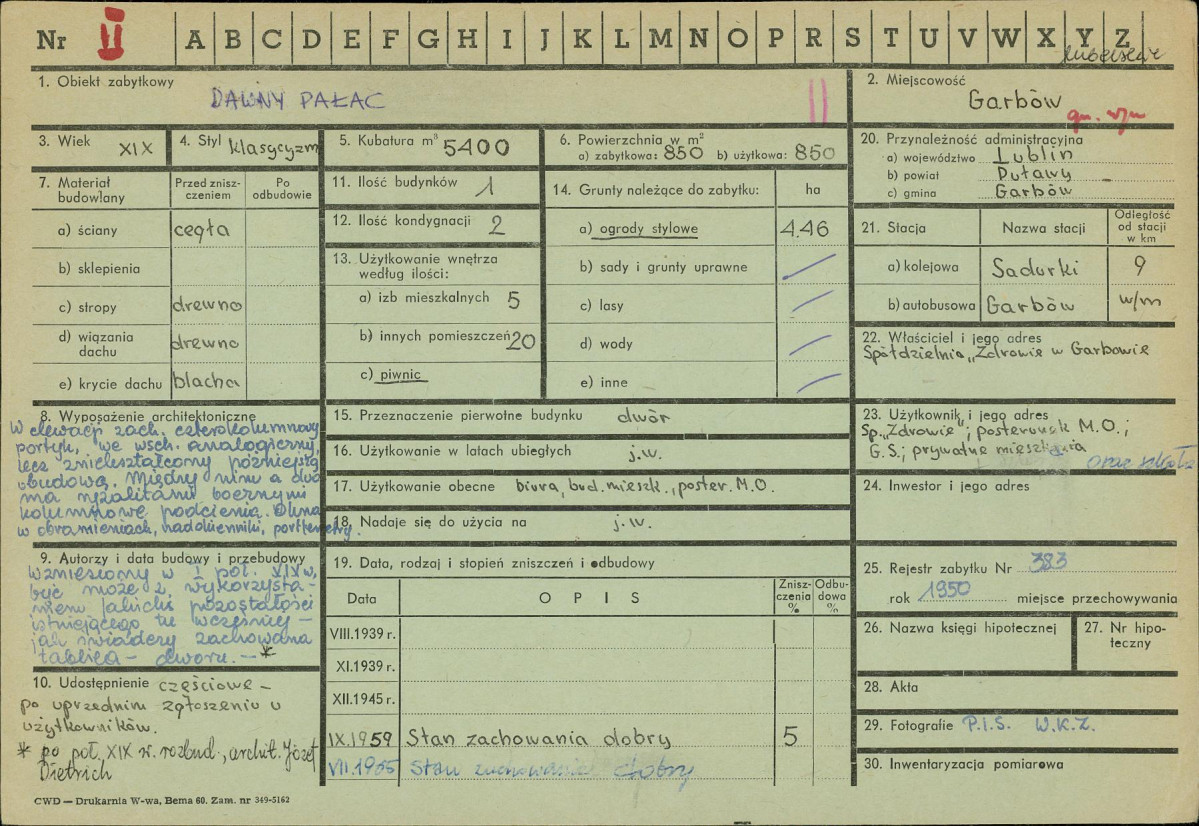 Karta zielona, skan nr 1